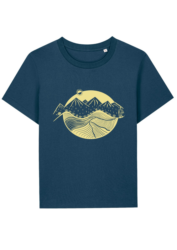 HORY OVEČKY A PASTIER tričko dámske modrá