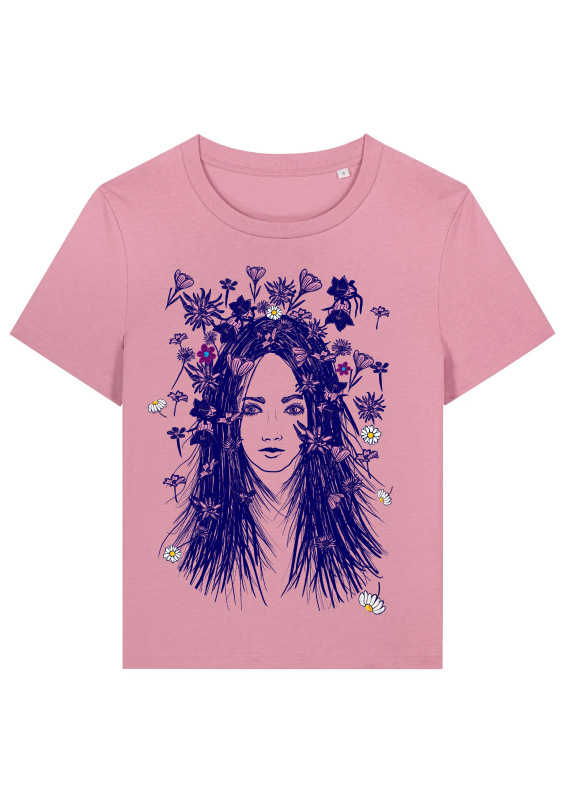 KARPATSKA BOHYŇA tričko dámske fialovo ružová