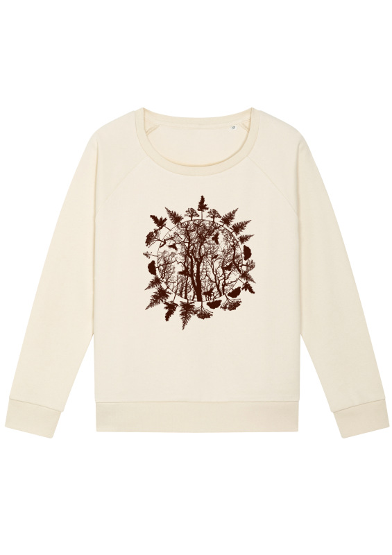 STROMY dámska mikina prírodná