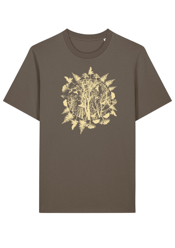 STROMY tričko pánske mocha hnedá