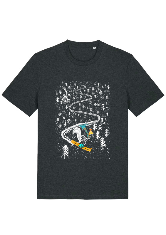 VEVERIČKA NA LYŽIACHtričko pánske tmavo sivá